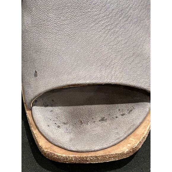 Women's FRYE Cindy Suede Block Heel Mule Sandals size 7M - Picture 2 of 9